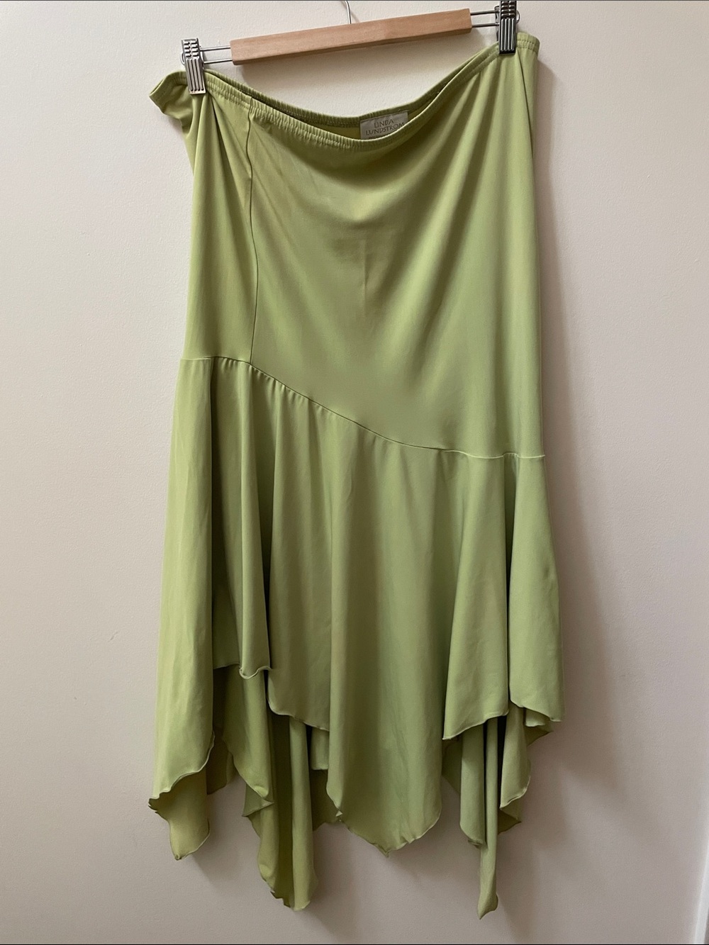 Y2K Vintage Flowy Asymmetric Midi Skirt Fairycore